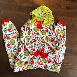 Mr Grunch womens Plus sz Union Suit Pajama One piece 2X Nwt Christmas Gift